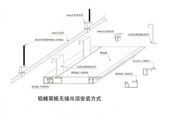 扣条式安装节点图